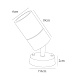уличный светильник arte lamp mistero a3304al-1bk