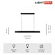 линейный подвесной светильник lightera baffin le112l-100b wifi