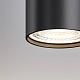 точечный светильник hesby focus hsbl_0093 ip20, 35вт, gu10, чёрный