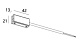 коннектор питания с проводом italline fantom it010-4011 black