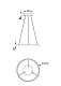 подвесной светильник maytoni rim mod058pl-l22bs3k