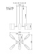 подвесная люстра moderli metalicana v11813-6p