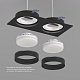 встраиваемый светильник denkirs flat dk2092-bk