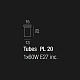 потолочный светильник pl tubes 20 bc vistosi