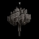 подвесная люстра loft it stream 10208/800 gunmetal