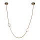 подвесной светодиодный светильник loft it embrace 10242/800 gold