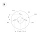 настенный светодиодный светильник arlight sp-vinci-s900x55-10w day4000 035684