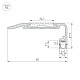 профиль arlight stair-w60-2000 anod black (алюминий) 060867