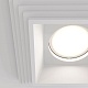 встраиваемый светильник maytoni gyps modern dl005-1-01-w-1