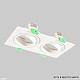 встраиваемый светильник crystal lux clt 002c2 wh v2