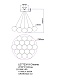 подвесная люстра molecule le7723/19 chrome