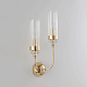 бра crystal lux secret ap2 gold