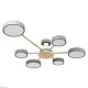 потолочная светодиодная люстра loft it sunrise 10316/6 grey