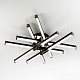 потолочный светильник modelight mdl.9374.600cl bk