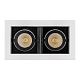 встраиваемый светодиодный светильник arlight cl-kardan-s180x102-2x9w day 024129