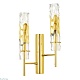 бра crystal lux primavera ap2 gold