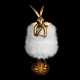 настольная лампа loft it lapine 10315/a white fluff