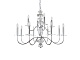 подвесная люстра newport vanessa 3878+4/с nickel м0070882