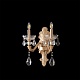 бра crystal lux elizabeth ap2 brass