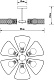 потолочная люстра arte lamp maasym a7044pl-6bk