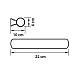 настенный светильник lightstar blanda 801817