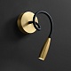 гибкое бра delight wall lamp mt9016-1w brass