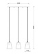 подвесной светильник arte lamp brussels a8030sp-3wh