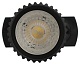 трековый однофазный светильник эра tr40-gu10 bk б0054199