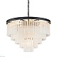 подвесная люстра delight collection 1920s odeon kr0387p-10a black/frost