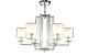 подвесная люстра crystal lux nicolas nicolas sp-pl6 nickel/white