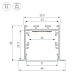 профиль arlight linia49-f-m-2000 black (алюминий) 057040