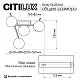 настенно-потолочный светильник citilux dorsy cl223142