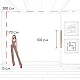настенный светильник loft it mondrian 10408w/1000