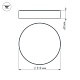 накладной светильник arlight sp-rondo-r210-20w warm3000 022905(2)