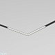 трековый однофазный светильник denkirs simple linear dk8214-bk