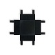 четырехсторонний соединитель для шинопровода elektrostandard flat magnetic 4690389198854 a063738