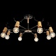 потолочная люстра loft it sven 10024/8 black