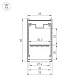 профиль arlight line-3560-bent-side-2000 anod (алюминий) 062978