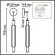 бра lumion trendy 6556/15wl