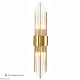 настенный светильник crystal lux atento ap2 brass/transparente