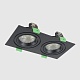 встраиваемый светильник crystal lux clt 002c2 bl v2