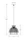 подвесной светильник arte lamp woodstock a7070sp-1bk