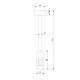 декоративная стойка elektrostandard esthetic magnetic 85143/00 a065435