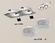 встраиваемый светильник ambrella light techno xc7635020 (c7635, n7191)
