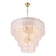 подвесная люстра crystal lux ricardo sp14 brass