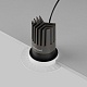 встраиваемый светильник maytoni technical dip dl121-15w-3k-trs-b
