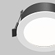 встраиваемый светильник maytoni technical orb dl130-gx53-w