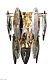 настенный светильник garda decor 62gdm-8011