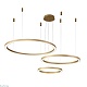 подвесная люстра crystal lux fortuna sp158w led gold