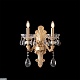 бра crystal lux elizabeth ap2 brass